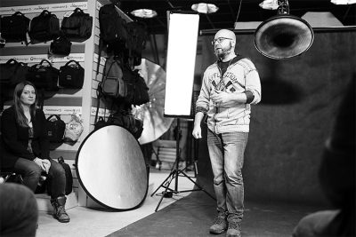 In the light of Hensel at Fotogora Moscow