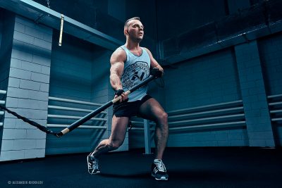 Shooting Athletes with Studio Light on Location © Alexander Khokhlov