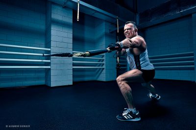 Shooting Athletes with Studio Light on Location © Alexander Khokhlov