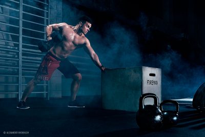 Shooting Athletes with Studio Light on Location © Alexander Khokhlov