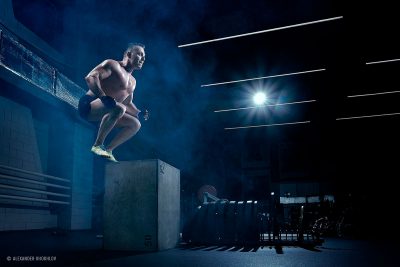 Shooting Athletes with Studio Light on Location © Alexander Khokhlov