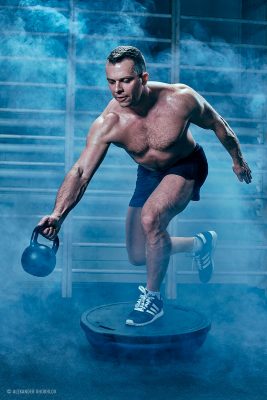 Shooting Athletes with Studio Light on Location © Alexander Khokhlov